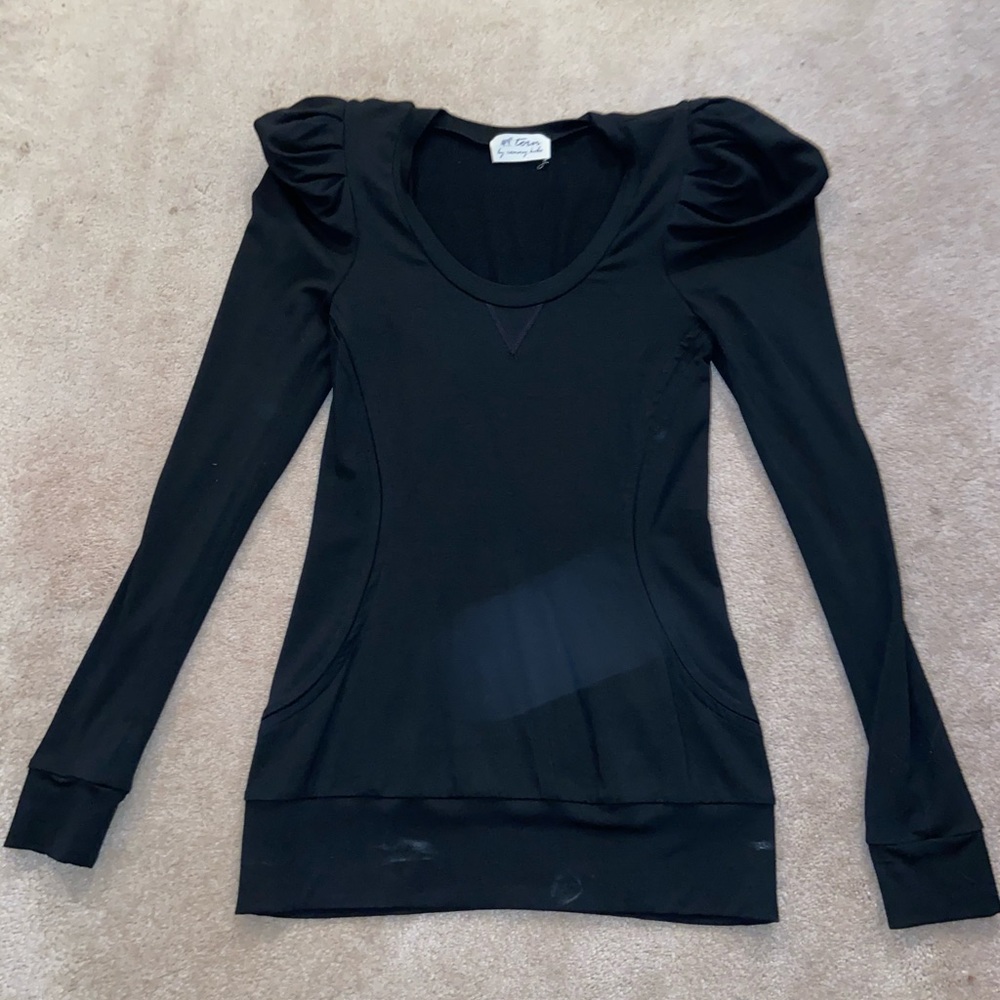 Torn By Ronny Kobo Mini Shirt Dress